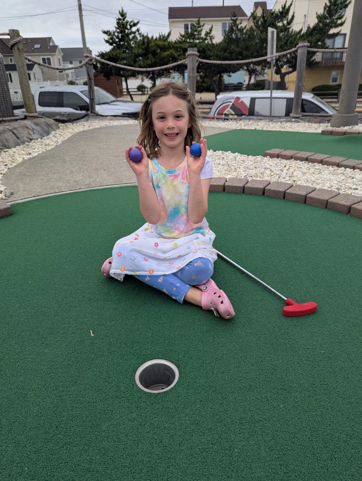 Mini golf at the shore